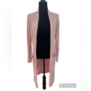 Ricki's Light Pink Open Front Cardigan - Size XS